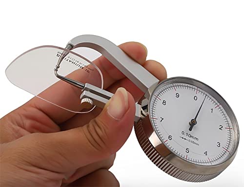 Instrumento Mecánico Medidor de Espesor de Lentes 0-10mm miniatura 1