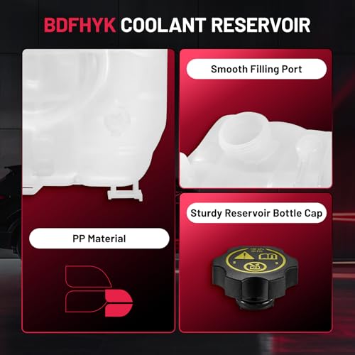 Image of BDFHYK Engine Coolant Expansion Reservoir Overflow Tank Compatible with Chevrolet Impala Malibu Limited Cadillac XTS SRX Buick Regal LaCrosse Allure Replace 603-385 DAKG-15110 13220124 13502353