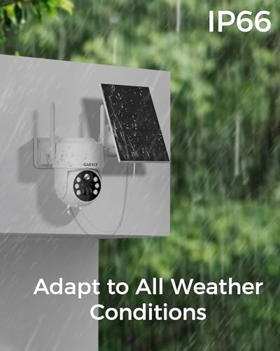 Gaiexce Wireless Solar Security Camera System, [No Monthly Fee] Solar-Powered Home Security Cameras System With 360° Pan & Tilt thumb #8