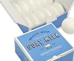 Amazon.com : SHOWERMATE Goat Milk Soap White Milk 3.17oz (90g) x 12 ...