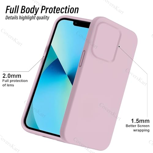 Image of Liquid Silicone Back Cover for Redmi Note 10 / Redmi Note 10S | Inner Microfiber Velvet | Camera Protection Anti Shock Back Case (Lightpurple)
