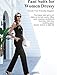 Womens Two Piece Outfits Summer Fashion Button Scoop Neck Crop Vest Blazer Wide Leg Pants Suit Vacation Travel Black XL