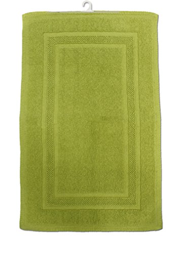 Hotel Handloom BATHMAT-Green, 20x30