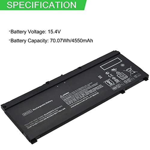 XITAIAN 15.4V 70.07Wh 4550mAh SR04XL Batteria di