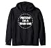 Pretend I'm A Trash Bag Lazy Funny Halloween Costume Zip Hoodie
