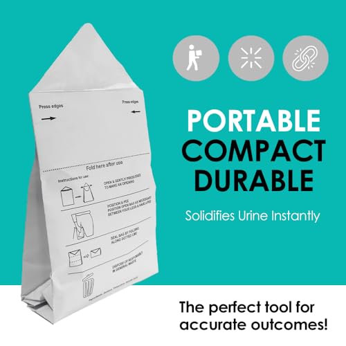 Image of (Medi) Unisex Pocket Sized Disposable Urine Bags | Solidifies Urine Instantly For Bedridden People | Set of 3Pcs (Pack of 9 Bags) | Outdoor Toilet Needs | Convenient & Hygienic | Each Usable Upto 4 Times