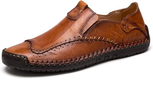 Men's Penny Loafers Casual Flat Boat Shoes are Suitable for Driving and Hiking3
