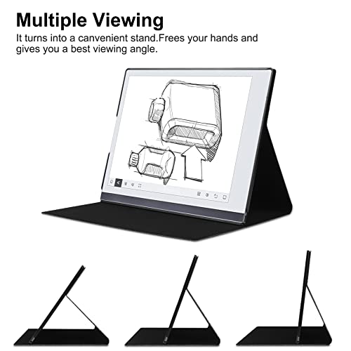 KuRoKo Case for Remarkable 2 Tablet Case, Slim Lightweight Stand Hard Back Shell Protective Cover with Pen Holder for Remarkable 2 Paper Tablet 10.3" 2020 Released,LightGray