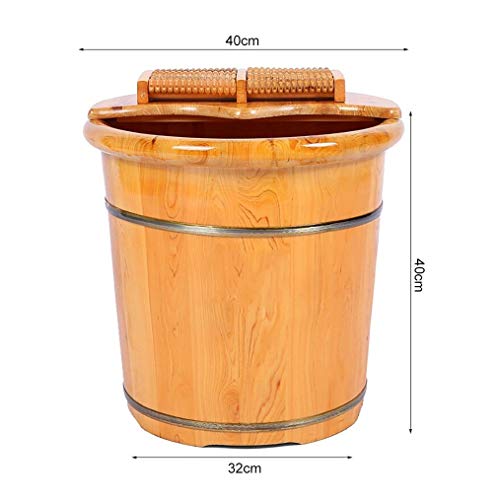 Cubeta de spa para pies de madera maciza BABYCE miniatura 2