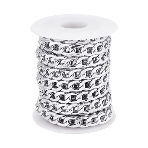 Chaîne en aluminium anti-nœuds de 5m pour fabriquer vos bijoux