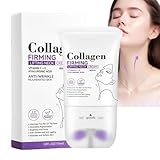 Crema para Cuello Reafirmante, Collagen Firming Cream,con Masaje de Rodillos, Hidratante para Cuello, Crema para Reafirmar...