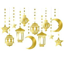 Gold Ramadan Star-Moon...