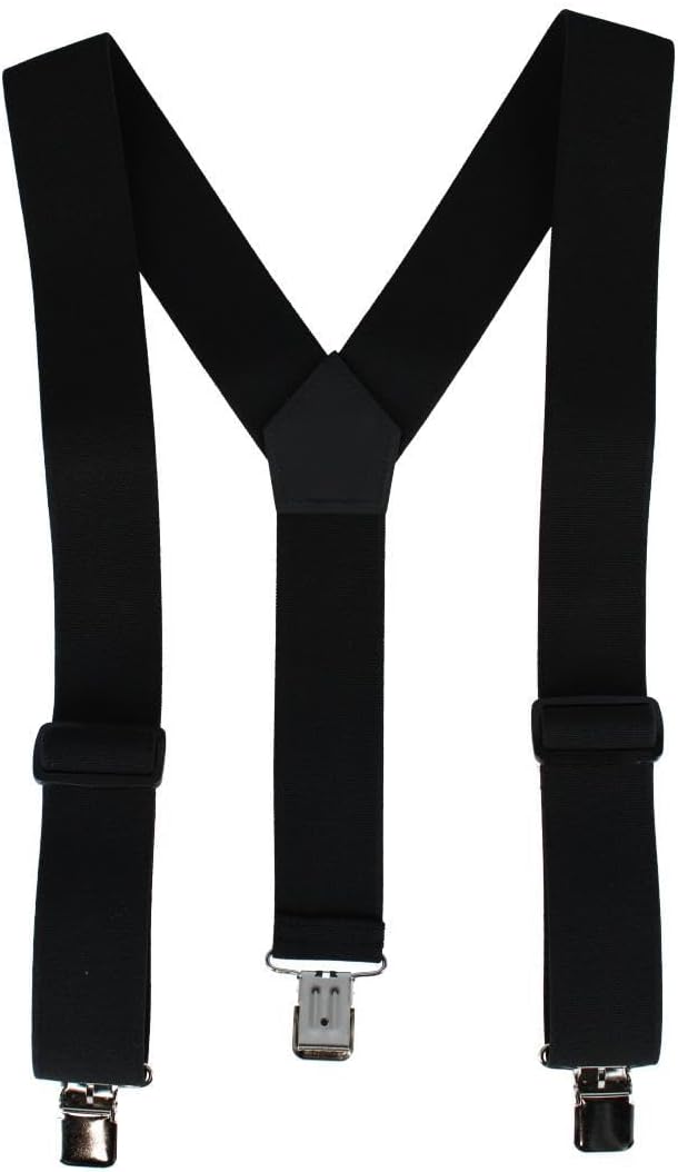 Welch Men's Big & Tall 2 Inch Super Tuff Stuff Y-Back Clip On Work Suspender