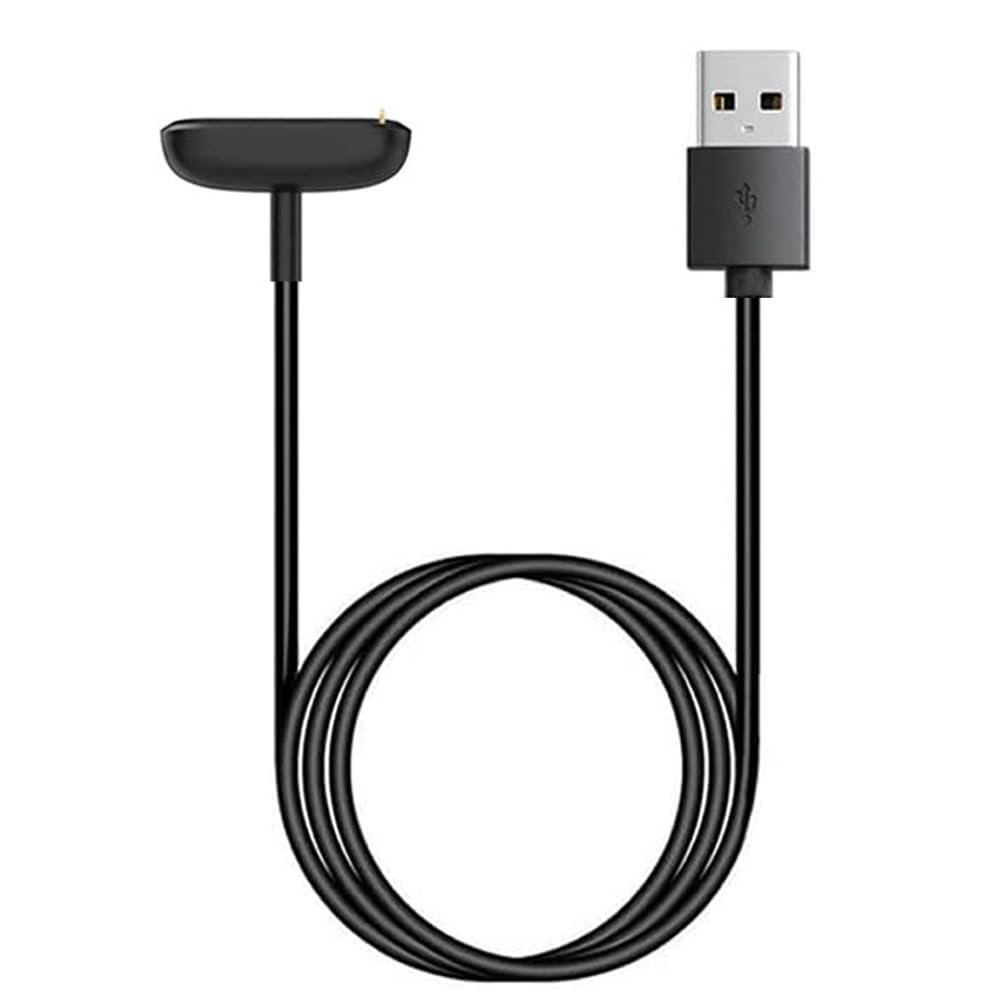 Threeeggs for Charge 6 Charging Cable, USB Charger Cord for Fitbit Luxe Health & Fitness Tracker [3.3ft/100cm]