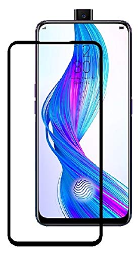 Glasgow Shield Tempered Glass for Oppo Reno2 F Designed to Fit & Protect Smart Phone. Gorilla [Shatter Proof] [9H Hardness] - Black