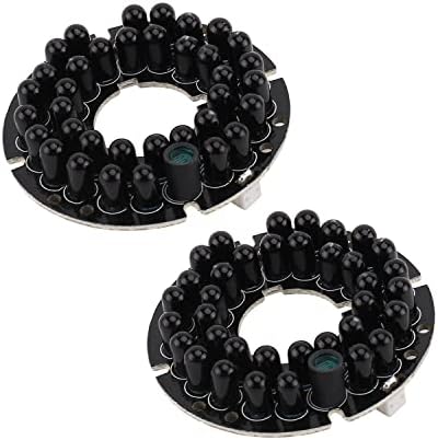 Othmro 2Uds Paneles Luminosos LED para la Vigilancia, 53mm de Diá...