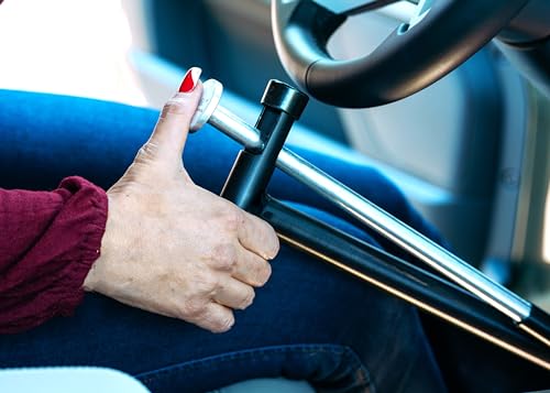 Image of QuicStick Hand Controls Thumb Controlled Drive Assist Portable Hand Controls for Vehicles, Cars, Disabled Driving - Car Hand Controls(Aluminium)