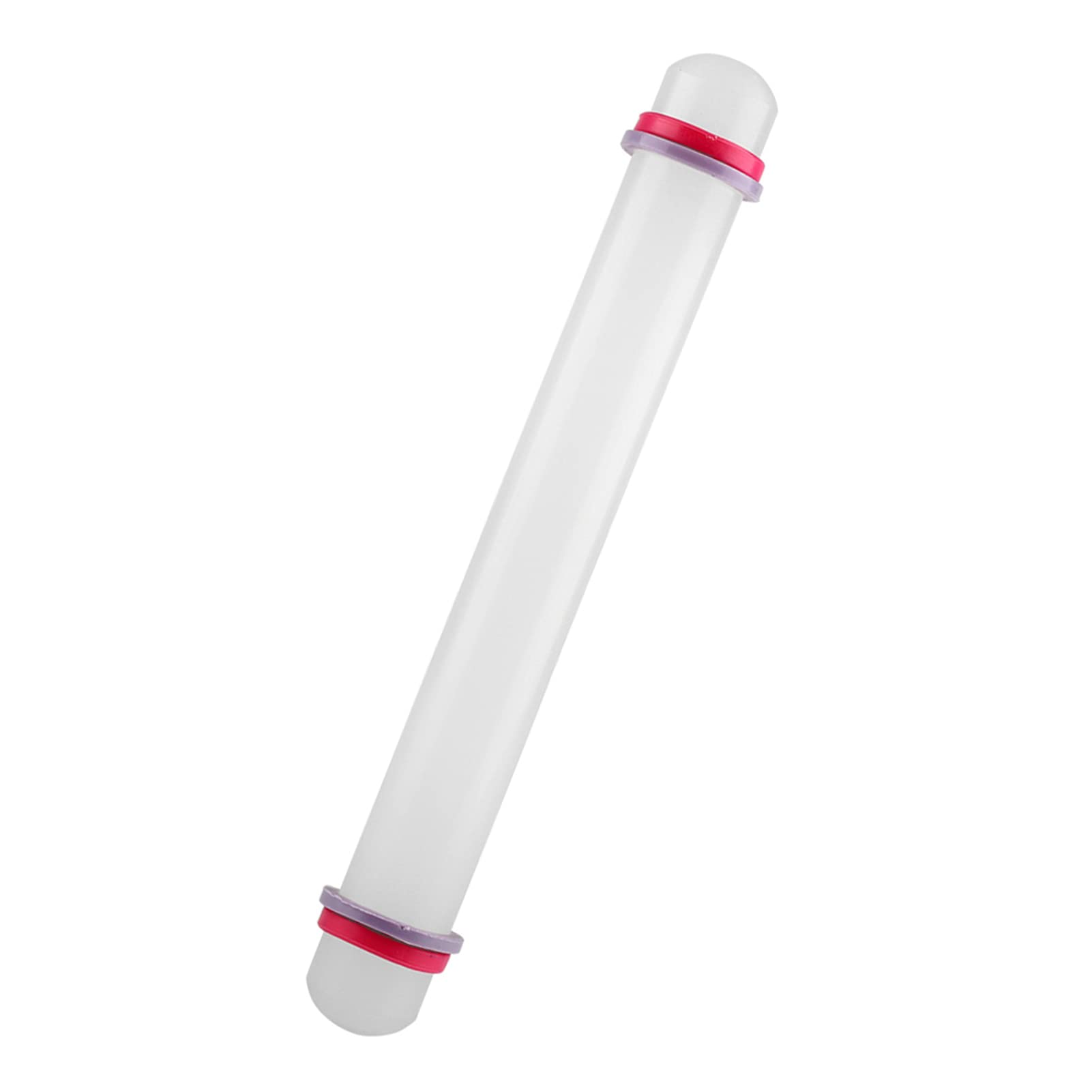 Rouleau à Pâtisserie Fondant 22 Cm – Rouleau Plastique Anti-adhésif Avec Anneaux Réglables Pour Pâte & Biscuits