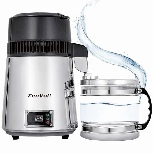 Zenvolt 4L Water Distiller Stainless Steel