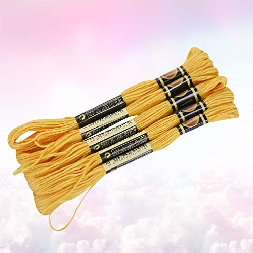 STOBOK 48 Pcs Fio de Ponto Cruz Diy Bordado Artesanato Pulseiras de Costura Floss Set Kit de Forneci