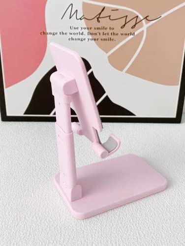 Adjustable Cell Phone Stand, |Blue Fox| Desktop Phone Dock Holder Compatible With Iphone 14, Iphone 13 Pro Max, Iphone 12, Iphone 11, Samsung Galaxy, Google Pixel And More, Black, White, Pink (Pink) #TOP3
