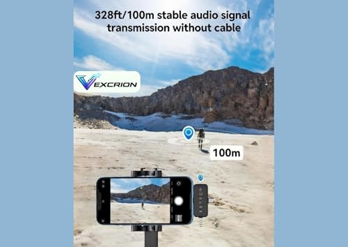 Image of Wireless Lavalier Microphone with Noise Reduction, Dual Clip Mic with Furry Windshield, Type-C & 3.5mm Receiver, Portable Wireless Mic for YouTube, Vlogging, Interviews (Microphone 1)