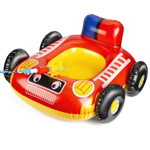Flotteur de piscine pour enfants jouets refroidissement gonflable en PVC rouge pour tout-petits