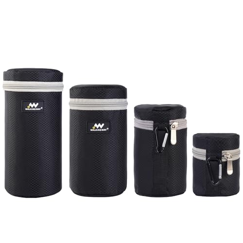 Étui pour objectifs DSLR Walking Way sacoche en néoprène 5 mm souple avec fermeture éclair
