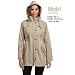 Summer Mae Chaqueta de Lluvia Largo para Mujer Encapuchado Chubasquero Impermeable Al...