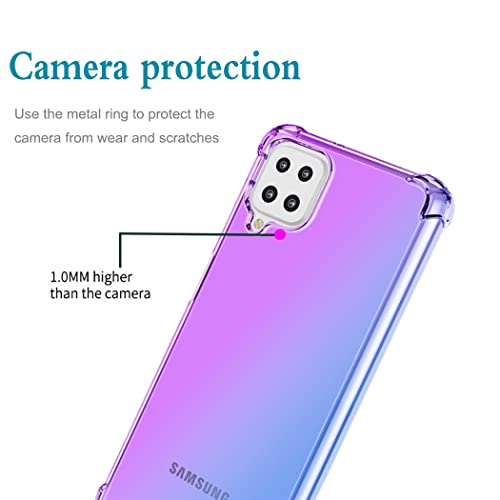 Coque Galaxy A12 5G dégradé violet bleu pour sécuriser vos sorties - 2
