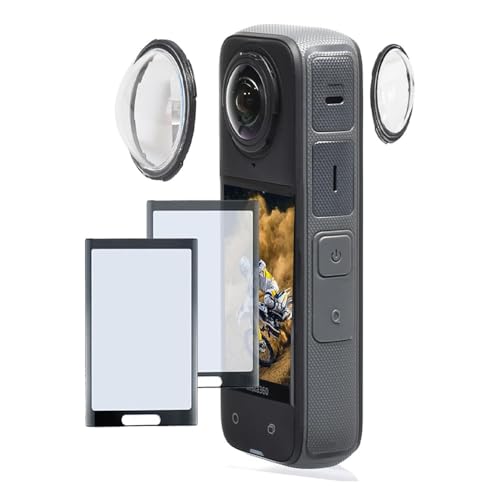 Image of Action Pro Tempered Glass + Lens Guard Compatible with Insta360 X4 Camera Accessories