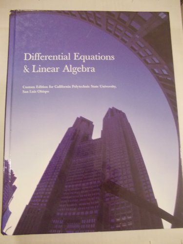 Differential Equations & Linear Algebra (Custom... 0536264929 Book Cover