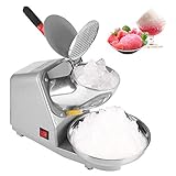 picadora de hielo electrica ebay Alta eficacia de amortiguación: el triturador de hielo puede aplastar varios tipos de hielos siempre que sean similares en tamaño a la tolva. Los motores de alta eficiencia pueden producir 85kg de hielo afeitado por hora, satisfaciendo la demanda de grandes cantidades de hielo en un período de tiempo relativamente corto. Y con la aplicación de cabezal de cortador doble, la velocidad de trituración se incrementa, y el hielo picado es más delicado, sin residuos de hielo, más práctico.