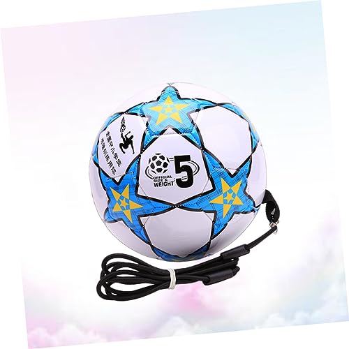 BESPORTBLE Kindgerechter Fußball Trainingsball Mit Schnur 5er Ball Für Und Schüler Ideal Für Regelmäßiges Training Im Fußballspielen Fördert Technik Und Ballgefühl