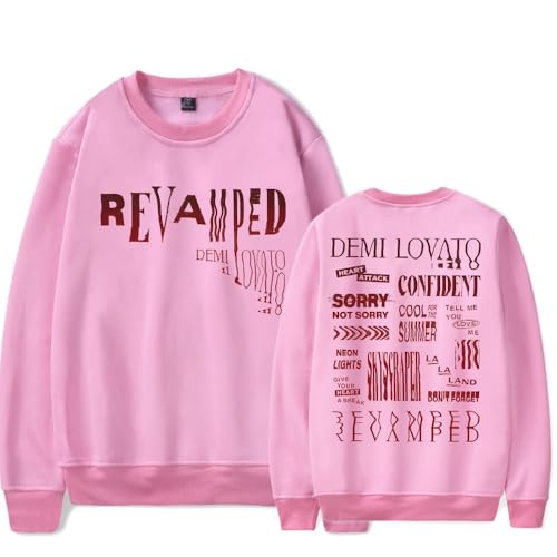 Demi Lovato Revamped 2024 Crewneck Women Men New Casual Vintage Fashion Long Sleeve
