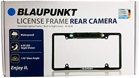 BLAUPUNKT XC363B Universal License Plate Frame Rear View Camera Night Vision, Multicoloured