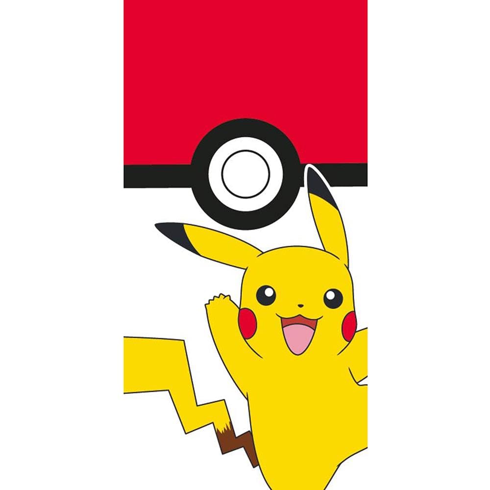Carbotex Pokemon 2230611-R Beach Towel Bath Towel 70 x 140 cm