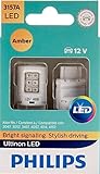 Philips 3157ALED Ultinon LED (Amber), 2 Pack