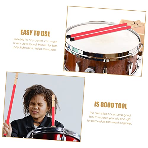 Baquetas Toddmomy, 1 par para instrumentos de percusión, sonido nítido para jazz, música folclórica y principiantes miniatura 2