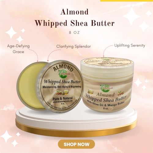 Mine Botanicals Almond Whipped Shea Butter - Nourishing Moisturizer