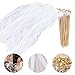 30 Stück Wedding Wands mit Glocke, Romantic Zauberstäbe Bänder Hochzeit, Zauberstäbe Hochzeit Luftschlangen für Hochzeiten, Geburtstage, Weihnachten, Partys und andere Feiertagsfeiern verwendet