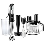 Braun 4-in-1 Immersion Hand Blender, Powerful 400W Stainless Steel Stick Blender, Variable Speed +...