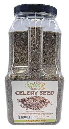 Celery Seed 5 lbs Bulk Container | Dried Celery Seed