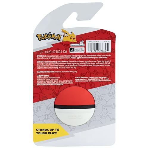 Pokémon 2.5' Poké Ball Fetch Ball für Hunde