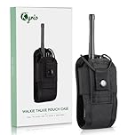 Kyrio Molle Radio Holder Walkie Talkie Pouch Case for Duty Belt Radio Holster Tactical Hunting Intercom Bag Interphone Pouch (1 Pack, Black)