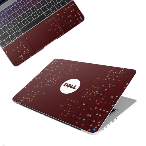 Image of Galaxsia Pattern D017 Top+Wrist Pad Vinyl Laptop Skin /Sticker /Cover Upto 15.6 Inches Laptops Laminated-Removable-HD Quality Compatible for Hp-Dell-Sony-Lenovo-Asus etc.(15x10 Inches)