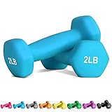 Balelinko Hand Weight Neoprene Coated Dumbbell, Exercise & Fitness Dumbbell for Home Gym Equipment...