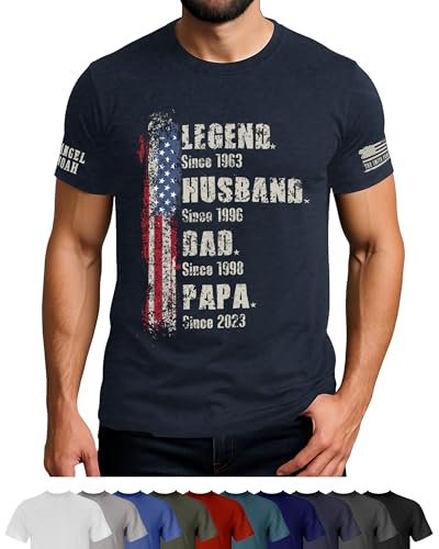 Personalized Dad Shirt, Custom Legend, Husband, Papa, Grandpa T-Shirt Multi