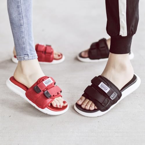 Premium Comfort Fashion Outdoor Thick Sole Sildes Flat Sandals Summer Slippers For Men Indoor Non Slip Footwear3