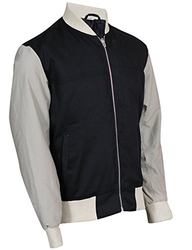 SpazeUp Letterman Jacket Men College Baseball Bomber Jacket | Wool + Faux Leather Letterman Jacket Men3
